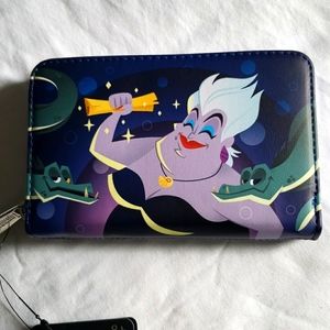 NWT Disney x Loungefly Ursula Little Mermaid Zipper Wallet